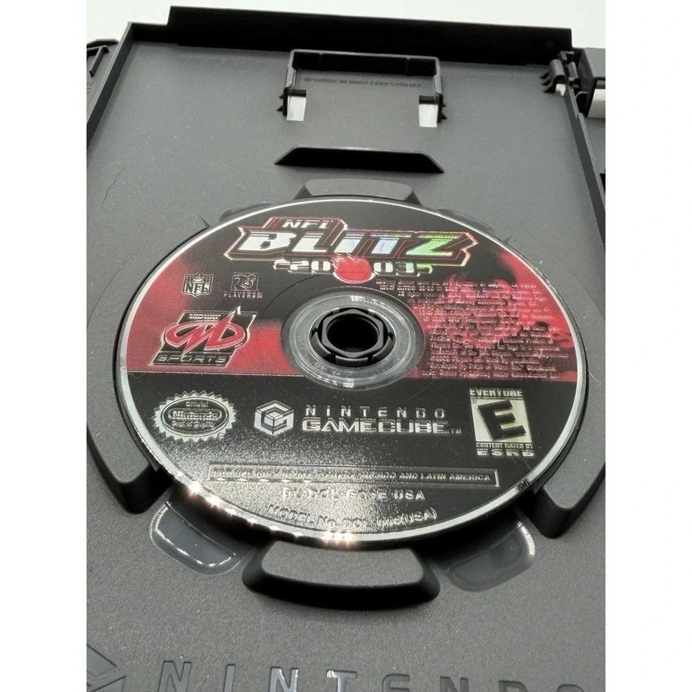 NFL Blitz 2003 Nintendo GameCube 2002 Case Manual Disc - AS IS READ Description